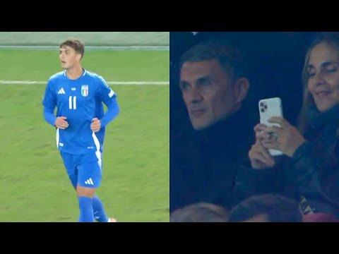 Daniel Maldini Italy Debut - (14/10/24)