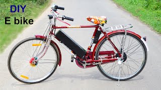 DIY High Speed Electric Bike with E-Bike Conversion Kit at Low Cost