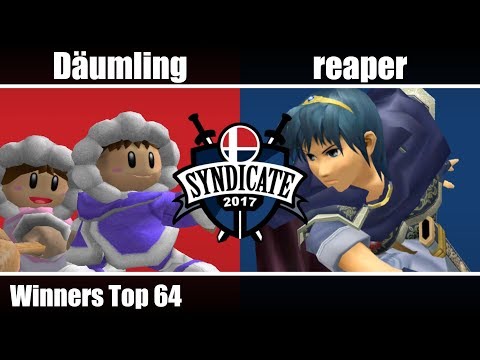 SYN17 - Däumling (IC) Vs. HEIR | reaper (Marth) - Winners Top 64 - Melee Singles