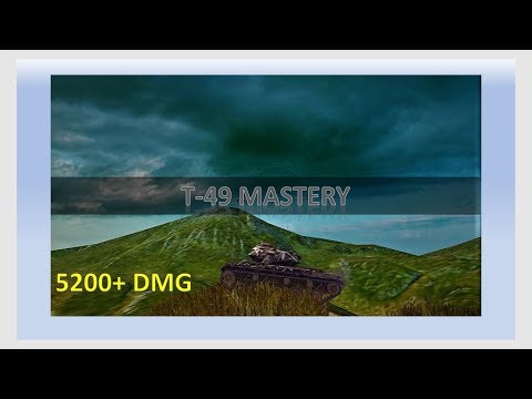 WORLD OF TANKS BLITZ - T-49 5200 damage , 4 kill's