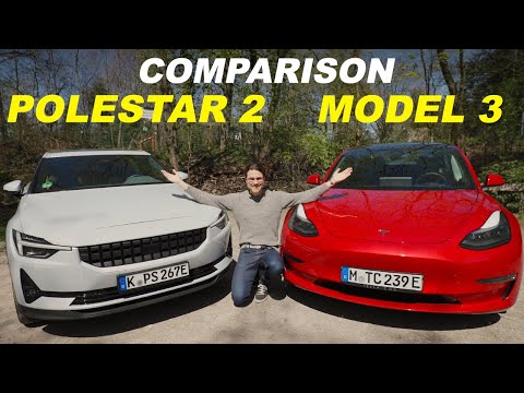 Tesla Model 3 vs Polestar 2 comparison REVIEW! Two of the best EVs fight it out!