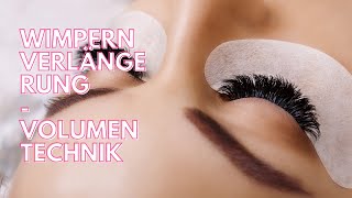 WIMPERNVERLÄNGERUNG TUTORIAL | Volumentechnik