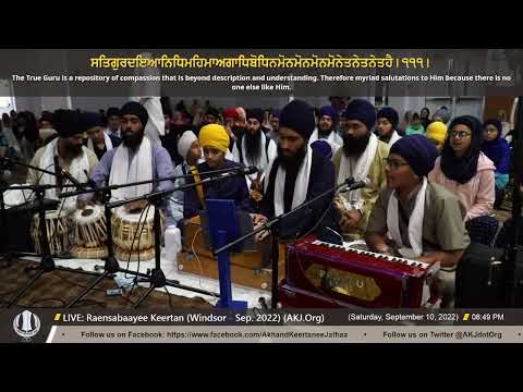 006 Bhai Bhajneet Singh Jee Delhi @ Windsor Akhand Keertan Smaagam Sep  2022