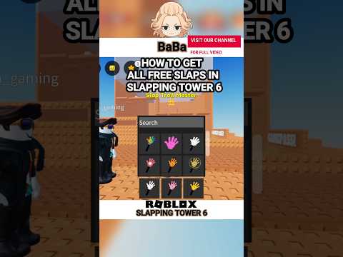 HOW TO GET FREE SLAPS IN SLAP TOWER 6