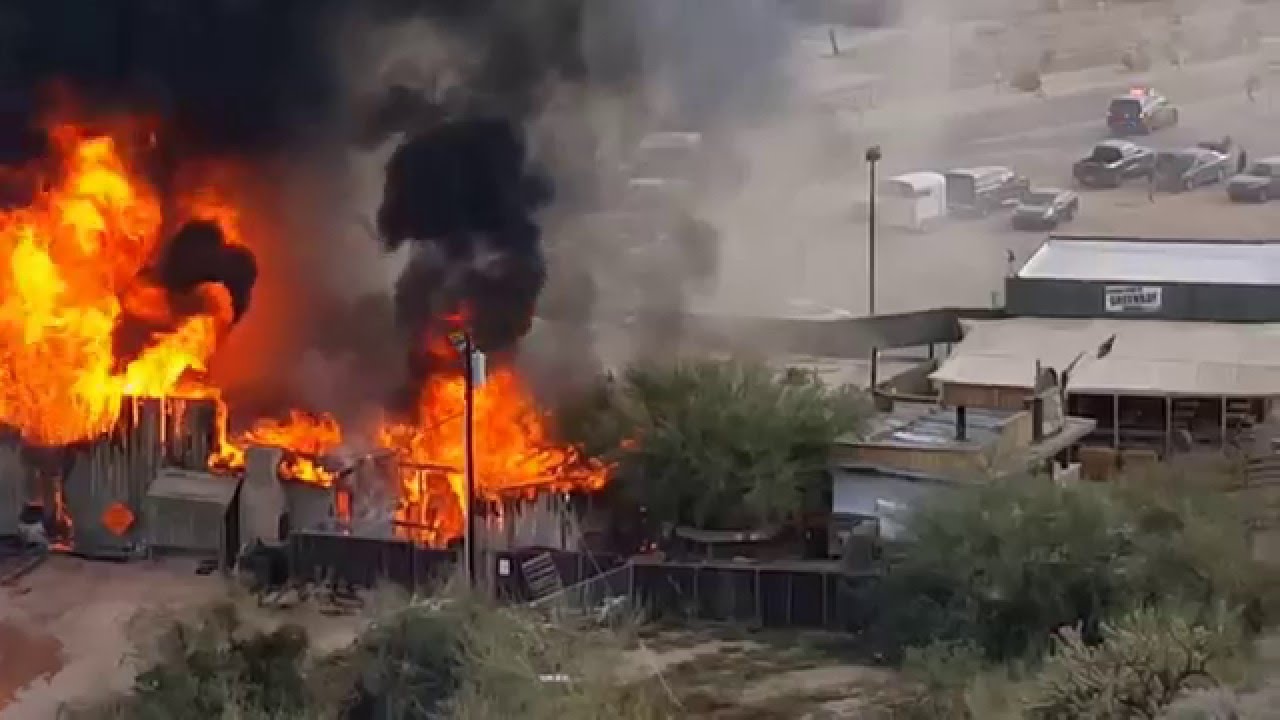 Buffalo Chip Fire Cave Creek AZ Nov 26 2015
