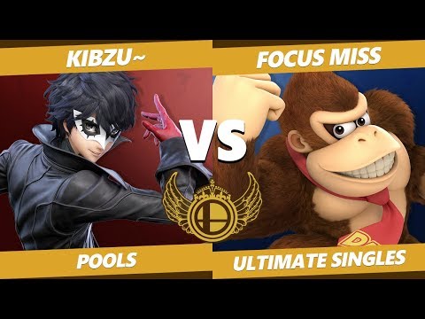 UKIE SSBU Circuit - Kibzu~ (Joker) Vs. Focus Miss (Donkey Kong) Smash Ultimate Tournament Pools