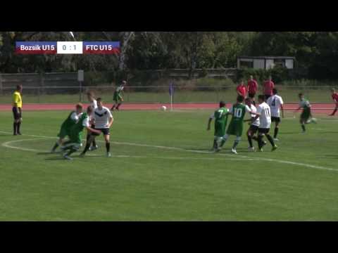20160903-Bozsik AkadémiaU15 - Ferencváros U15 összefoglaló