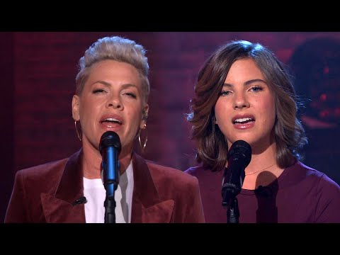 Pink and Daughter Willow Duet as She Takes Over The Kelly Clarkson Show