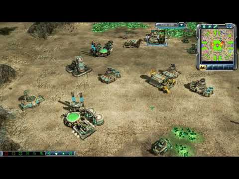 Cabal Casts: C&C 3 Kane's Wrath, Intense 4v4 game on Tib Gardens VIII