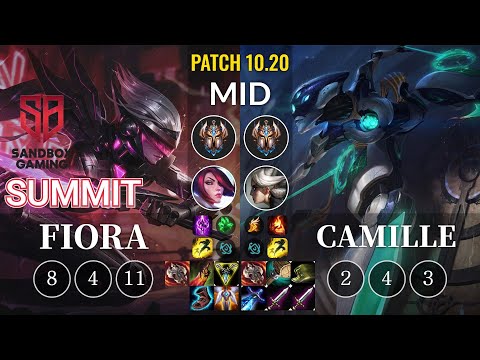 SB Summit Fiora vs Camille Mid - KR Patch 10.20