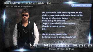 Me Siento Solo (Con Letra) - Farruko (Original)