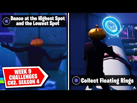 Chapter 2, Season 4: Guide To All WEEK 9 CHALLENGES (Fortnite Battle Royale)
