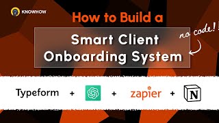 How to Automate Client Onboarding with ChatGPT + Notion (No Code System)