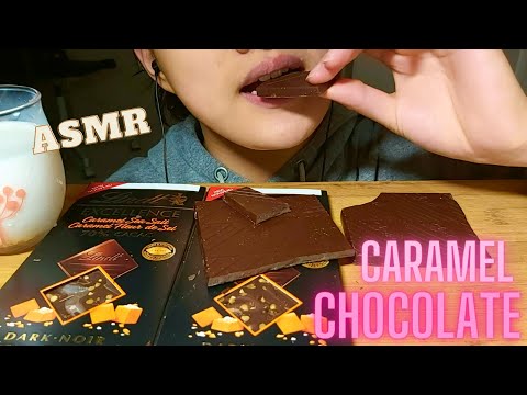 LINDT CARAMEL SEA SALT CHOCOLATE *NEW* | MERMAID ASMR