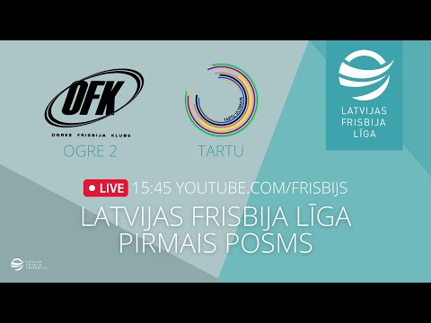 Ogre 2 vs Tartu | Latvijas Frisbija līga 2022/2023 | 1. Posms | Vīriešu divīzija