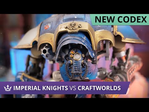 Imperial Knights vs Craftworlds - Warhammer 40k Battle Report