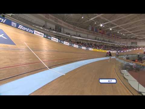 Shuang GUO - Wai Sze LEE - Women's Sprint Bronze Final Race 1 - 2013 UCI World Track Championships