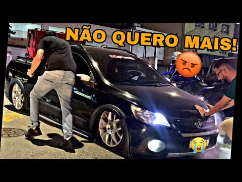 MAIOR SUFOCO DA MINHA VIDA POR CAUSA DE CARRO REBAIXADO ! SAVEIRO CROSS