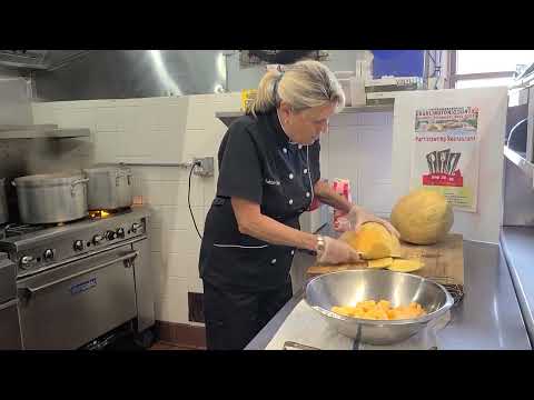 Chilled Cantaloupe Soup-part 1