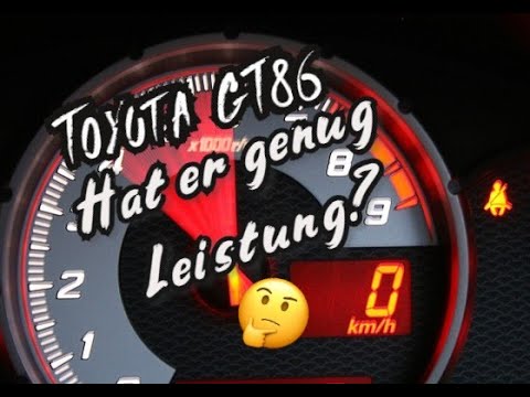 TOYOTA GT86 | Hat er genug Leistung?