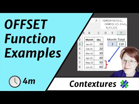 Excel OFFSET Function - 4 Examples - Sales in Specific Cell Range