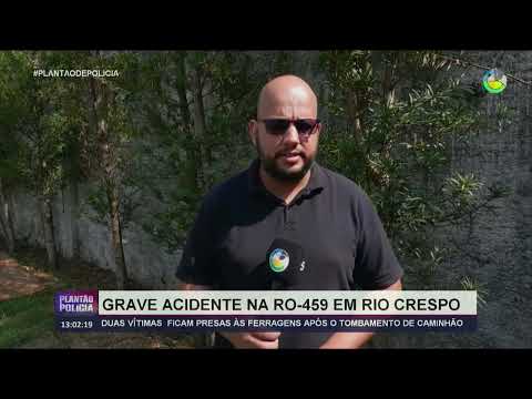 Grave acidente na RO-459 em Rio Crespo!