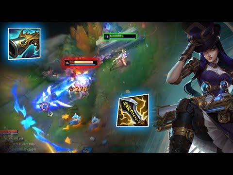 Deft Caitlyn : He Turning God Mode Hard Carry This Game