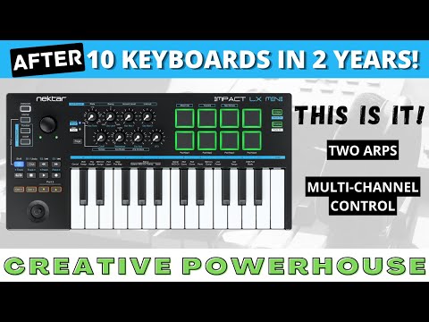 Nektar Impact LX Mini MIDI Keyboard Showcase / Review - Totally Unique and Completely Inspirational