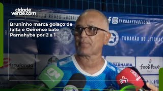 Bruninho marca golaço de falta e Oeirense bate Parnahyba por 2 a 1