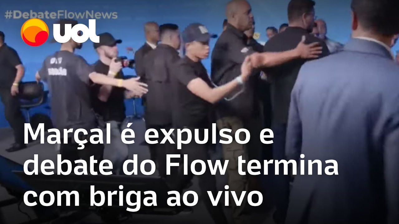 Debate Flow: Pablo Marçal discute com Carlos Tramontina, é expulso e briga começa em estúdio; vídeo