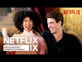 The India Amarteifio and Corey Mylchreest Queen Charlotte Interview | Netflix IX