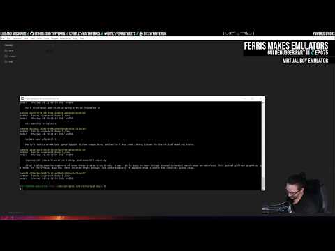 Ferris Makes Emulators Ep.075 - GUI Debugger Part III