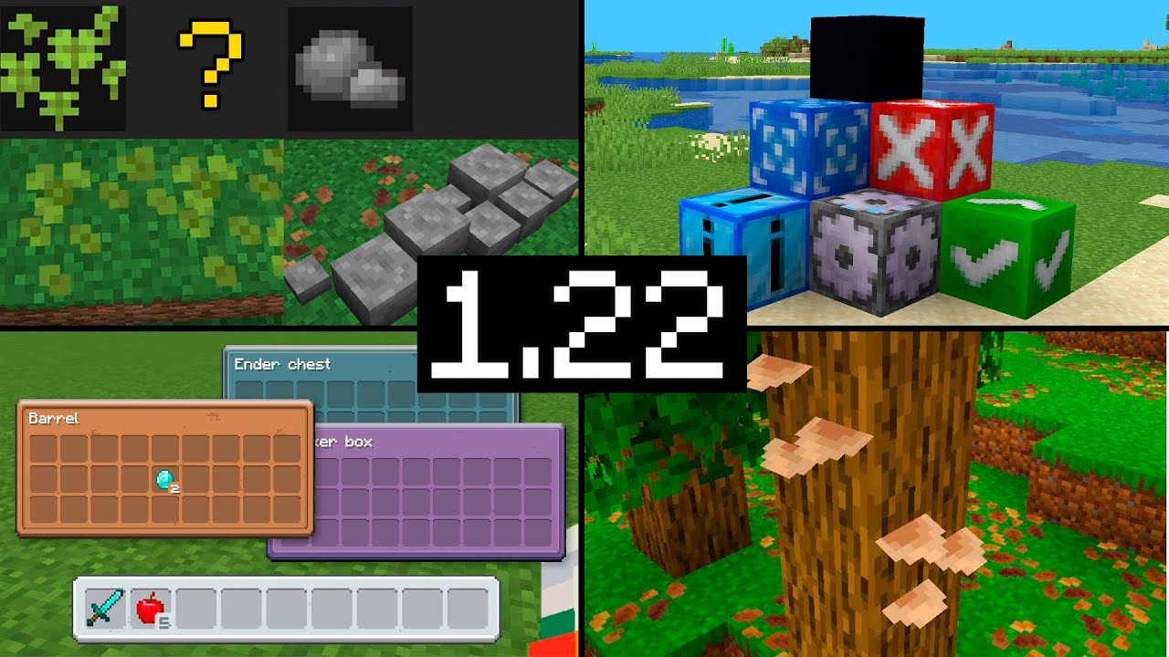 MINECRAFT 1.22 - MAIS NOVIDADES CHEGARAM NA ATUALIZAÇÃO!