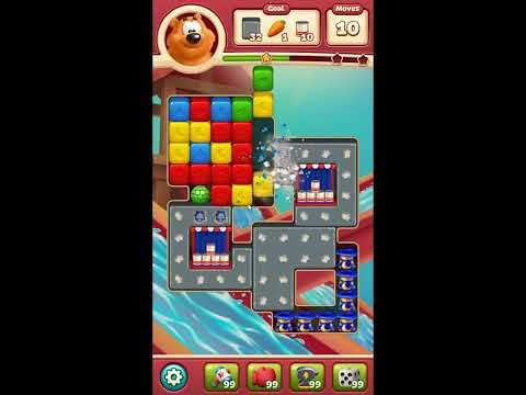 Toon Blast Level 6958 - NO BOOSTERS 🐻🐺🐱 | SKILLGAMING ✔️