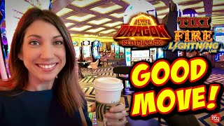🍀 Perfect Timing for a Move! 👊 BIG WIN in Las Vegas - Lightning Link & Jewel of the Dragon #slots