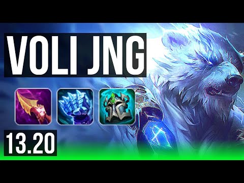 VOLIBEAR vs SHACO (JNG) | 800+ games, 8/6/24 | NA Master | 13.20