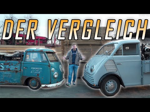 EDELWEISS | Volkswagen T1 vs. DKW Schnellaster flatbed