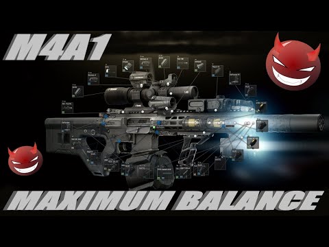 Escape from Tarkov ТОП СБОРКА M4A1 МАКСИМАЛЬНЫЙ БАЛАНС , TOP ASSEMBLY M4A1 MAXIMUM BALANCE .500 000р