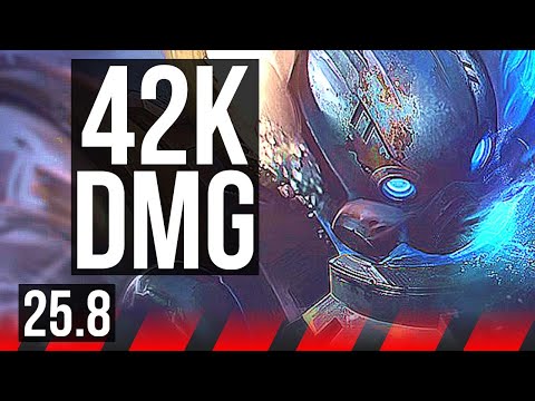 GRAGAS vs AKALI (TOP) | 42k DMG, 6 solo kills | KR Master | 25.8