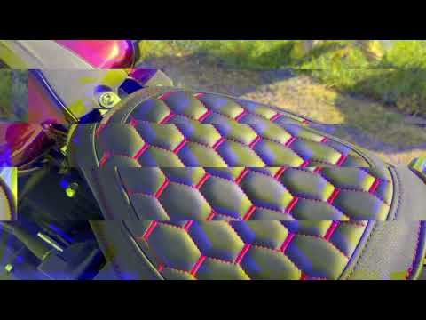 Preview New C.C. RIDER Spring Solo Seat For 2007-2017 Harley Davidson Dyna Models