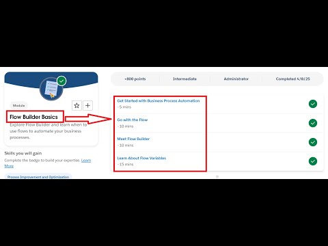 Flow Builder Basics | Salesforce Trailhead