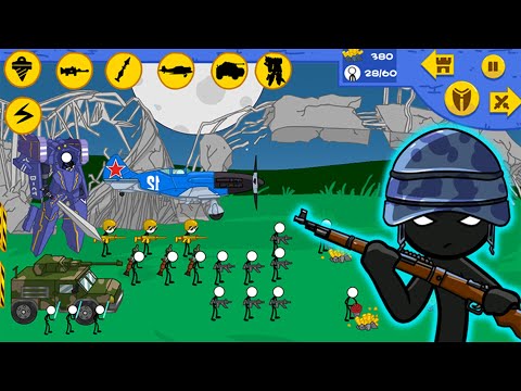 STICKMAN MODERN TOTAL WAR - New Stick War Game 2021  (iOS Android)