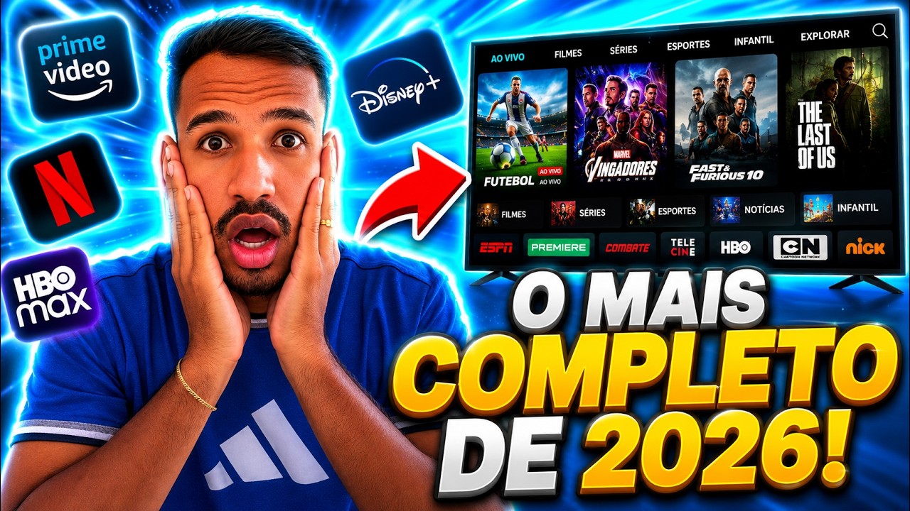 🏆 Esse App Libera Tudo na Sua TV 😱 (Passo a Passo Completo)