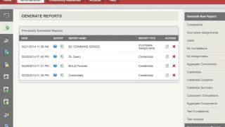 TARGET SOLUTIONS Report Generation
