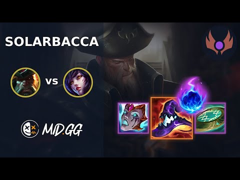 MID.GG: [ solarbacca ] Gangplank MID vs Ahri | EUW MASTER | LOL Season 2024