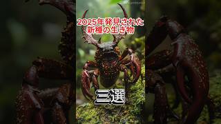 2025年発見された新種の生き物3選 #クワガタ #カブトムシ