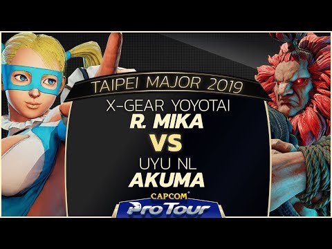X-Gear YoYoTai (R. Mika) VS UYU NL (Akuma) - L. Top 12 - Taipei Major 2019 - SFV - CPT2019