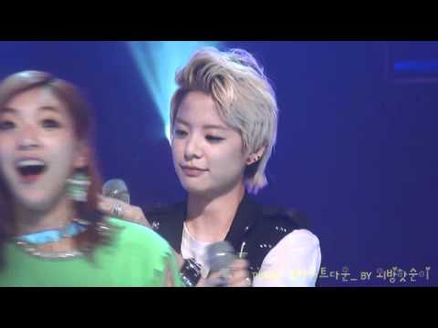 110630 Mnet M!Countdown Encore - Amber & Luna
