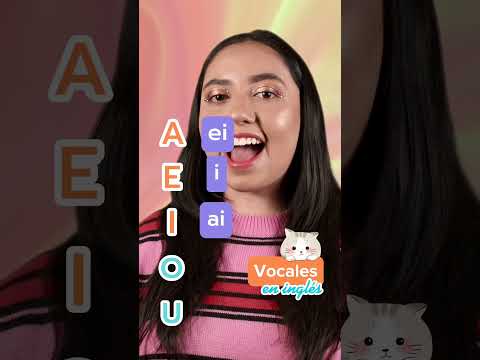 👨🏻‍🏫 a e i o u 💖 Pronuncia las vocales en inglés 🦸🏻‍♀️🤩