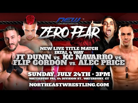 NEW LIVE! Champion JT Dunn takes on Alec Price, KC Navarro, & Flip Gordon!